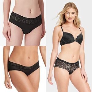 Auden Black Lace Panties Intimates